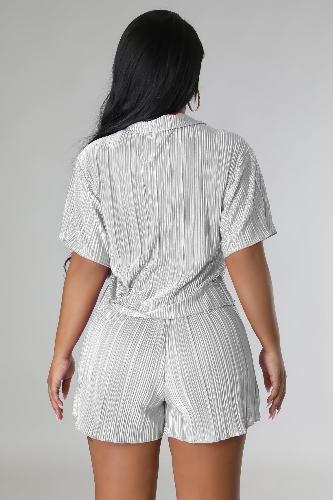 Luxe Pleated Two-Piece Lounge Set – Multiple Colors