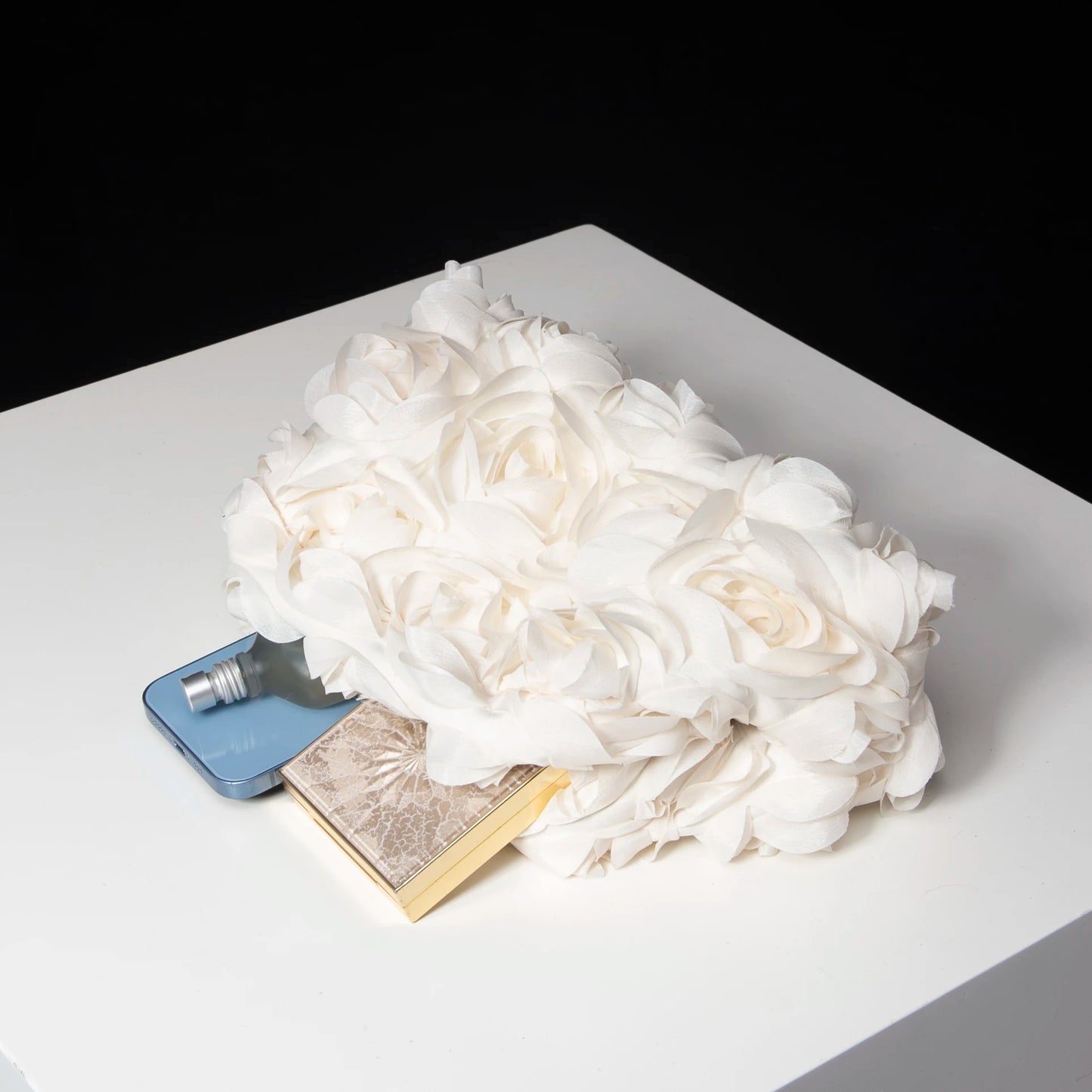 Rosabella Rose Clutch - Ivory
