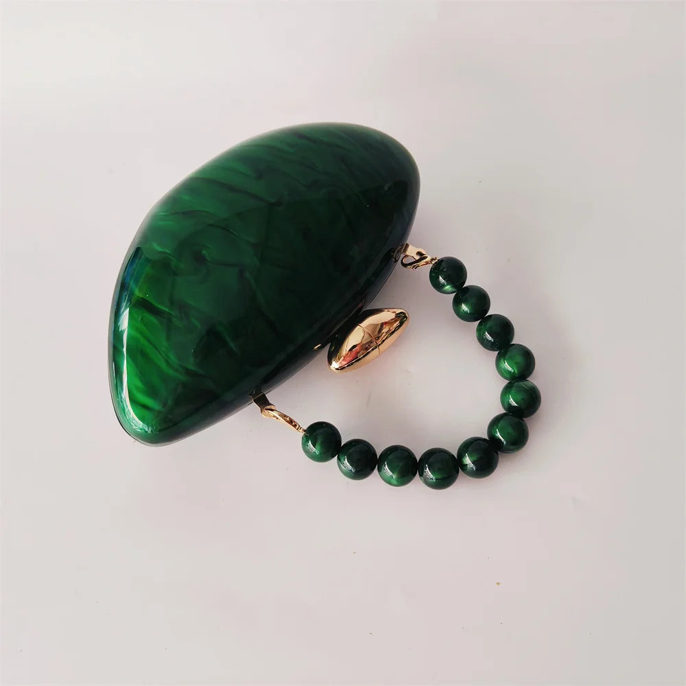 Monroe Marble Clutch Bag