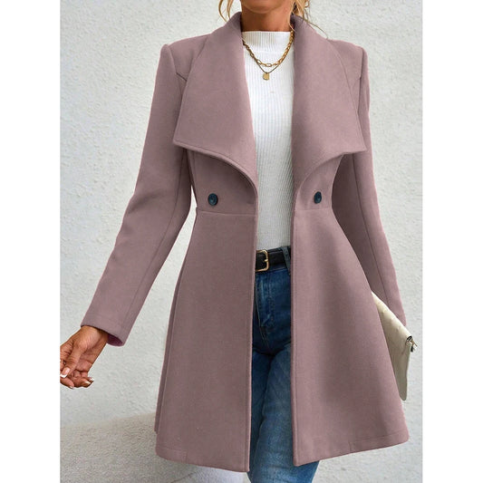Maia Lapel Collar Coat