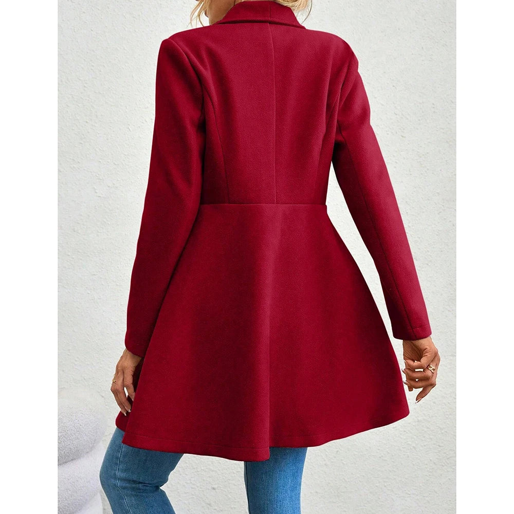 Maia Lapel Collar Coat
