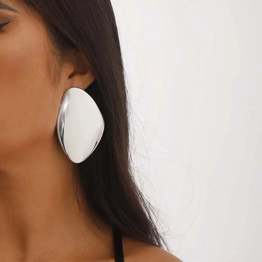 Elsie Oval Dangle Earrings