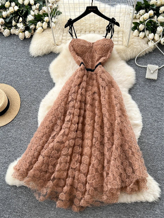Rosalie Textured Tulle Dress
