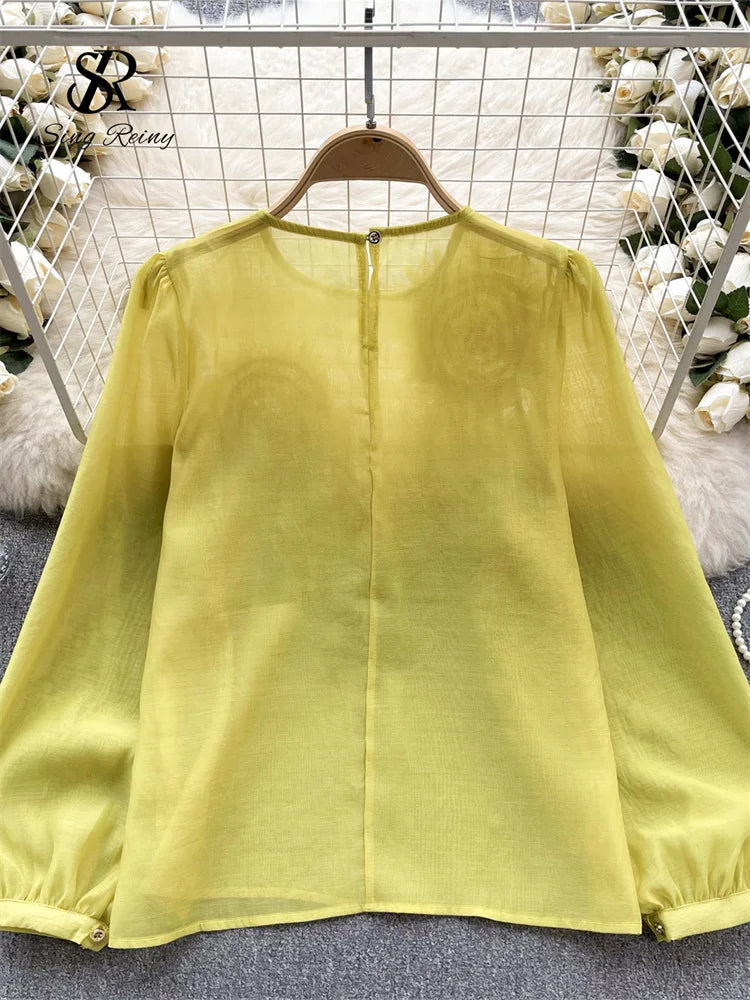 Baylor Sheer Blouse