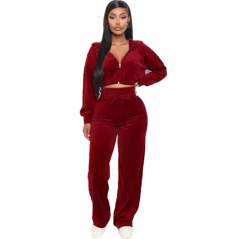 Gema Velvet Two Piece Set