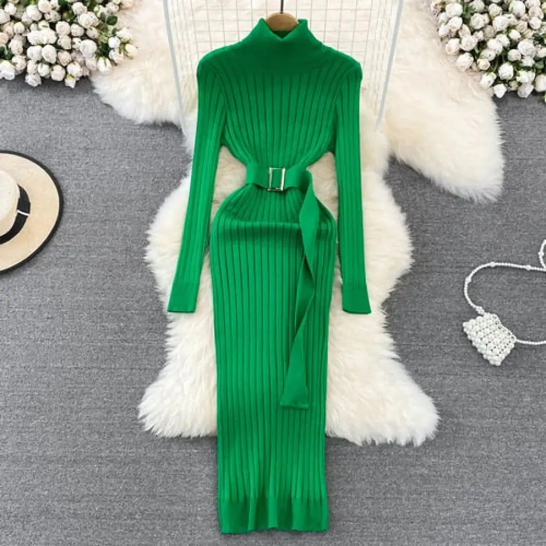Jade Knitted Dress