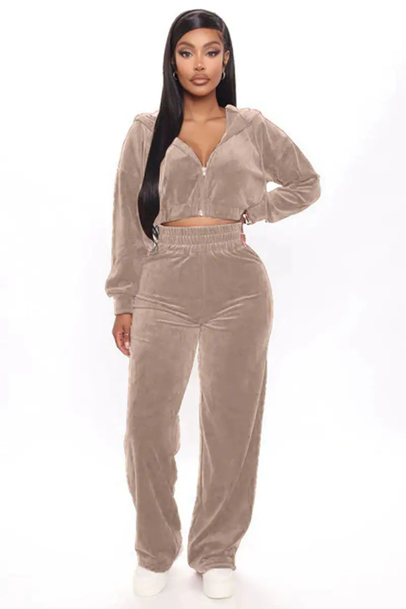 Gema Velvet Two Piece Set