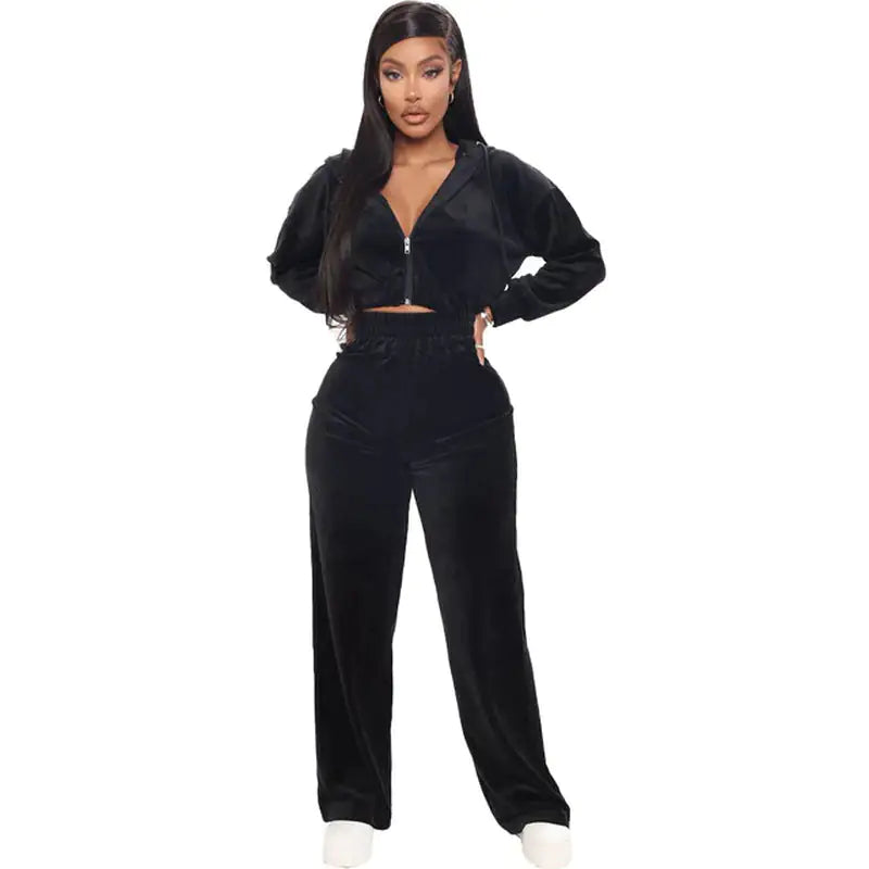 Gema Velvet Two Piece Set