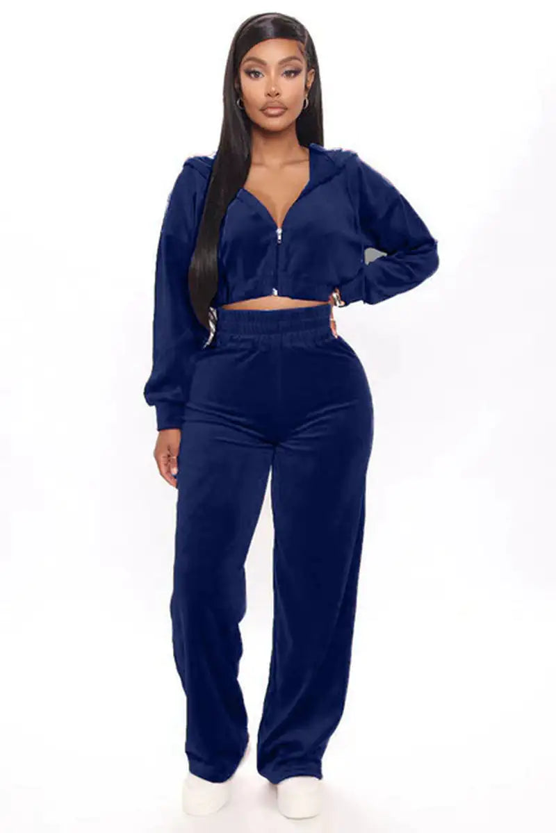 Gema Velvet Two Piece Set