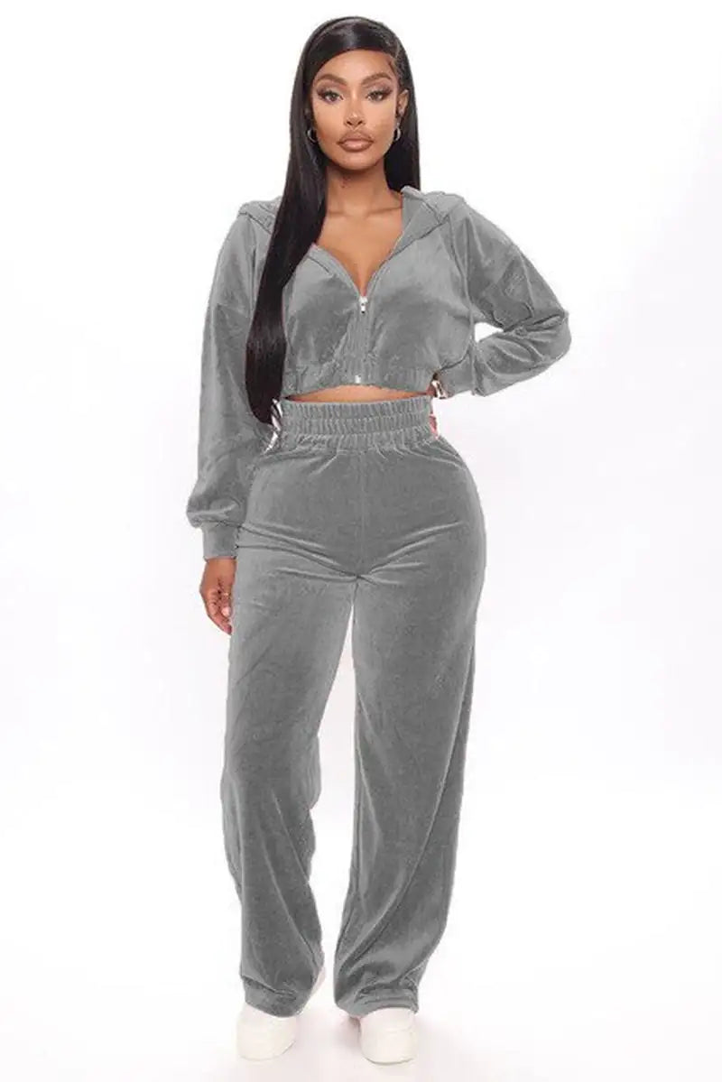 Gema Velvet Two Piece Set