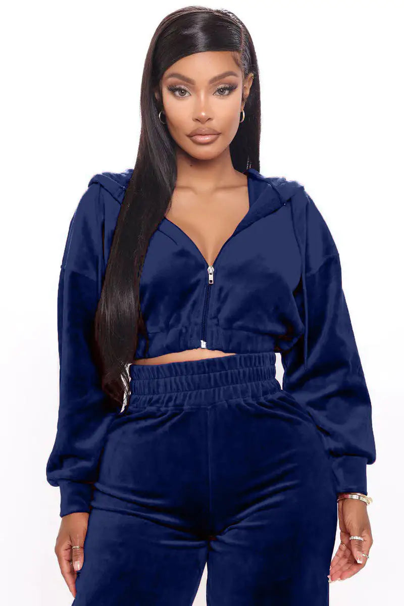 Gema Velvet Two Piece Set